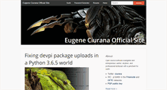 Desktop Screenshot of ciurana.eu